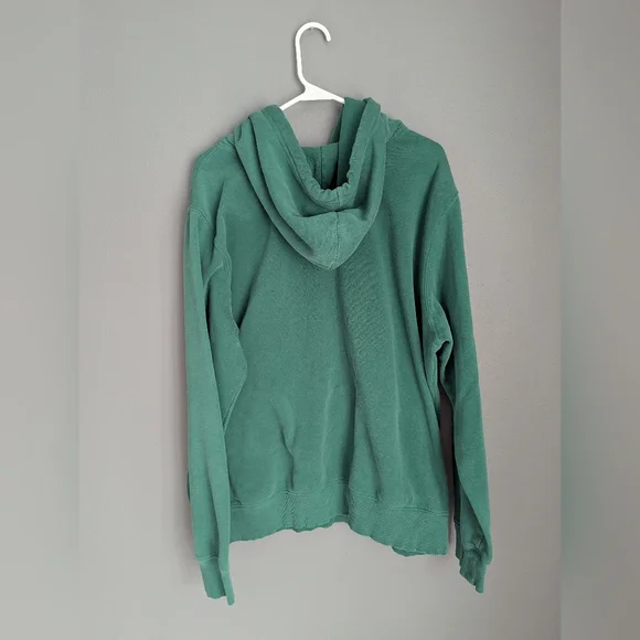 The North Face green And Black hooded men's sweatshirt size XL